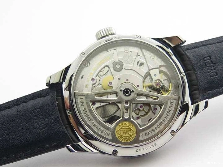 MIROTIME 0421 SportInspired Portuguese Real PR Real Annual Calendar IW503501 YLF 1:1 Best Edition White Dial On Leather Strap A 7241